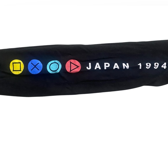 PlayStation Japan Ripple Junction Mens Preowned Long Sleeve T-Shirt Size Medium - Picture 3 of 6